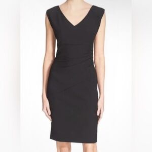 Diane Von Furstenberg Black Bevin Dress, Size 4